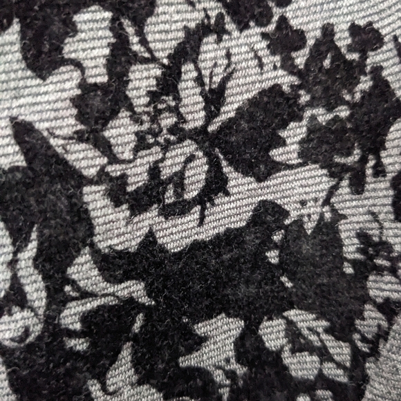 Black Brocade Dress - Picture 5 of 10